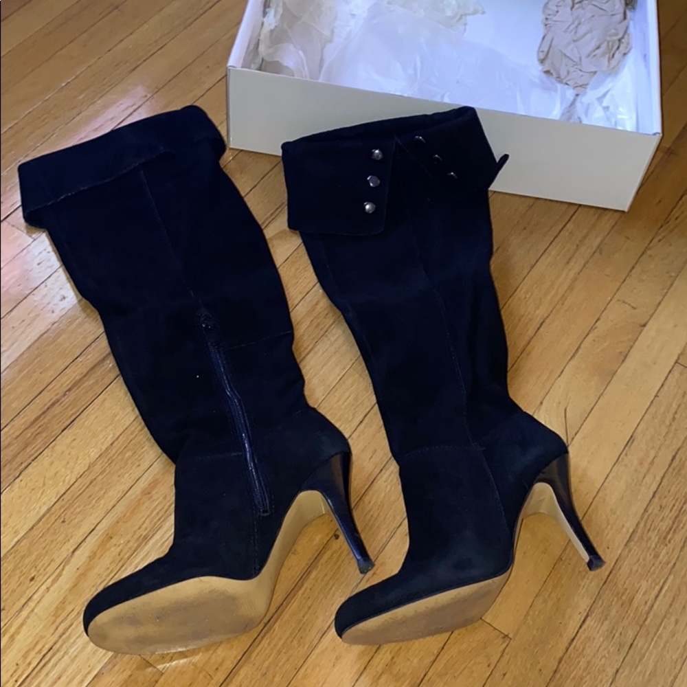 Nine West Knee High Suede Boots - Worn once